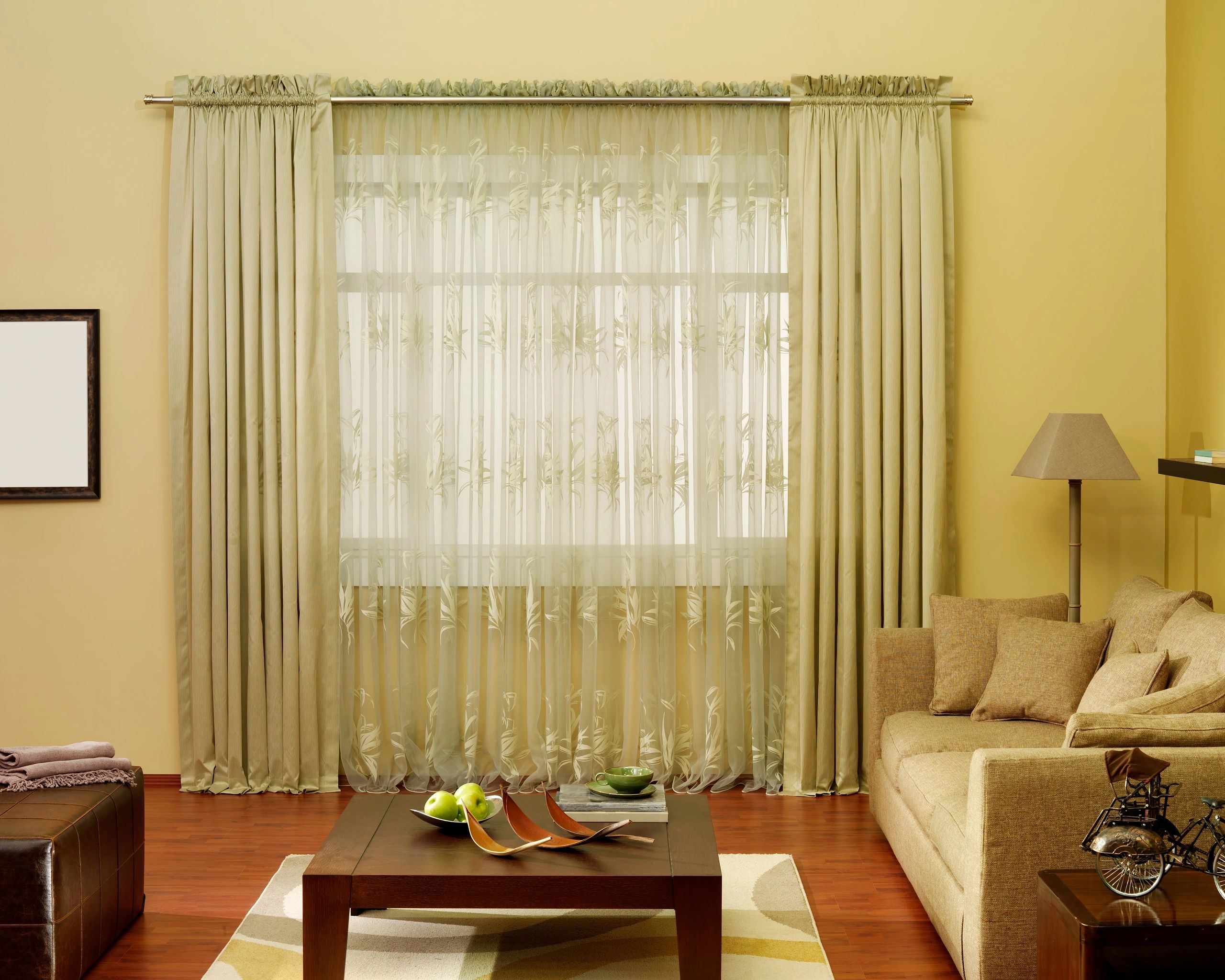 curtain rods modern interior