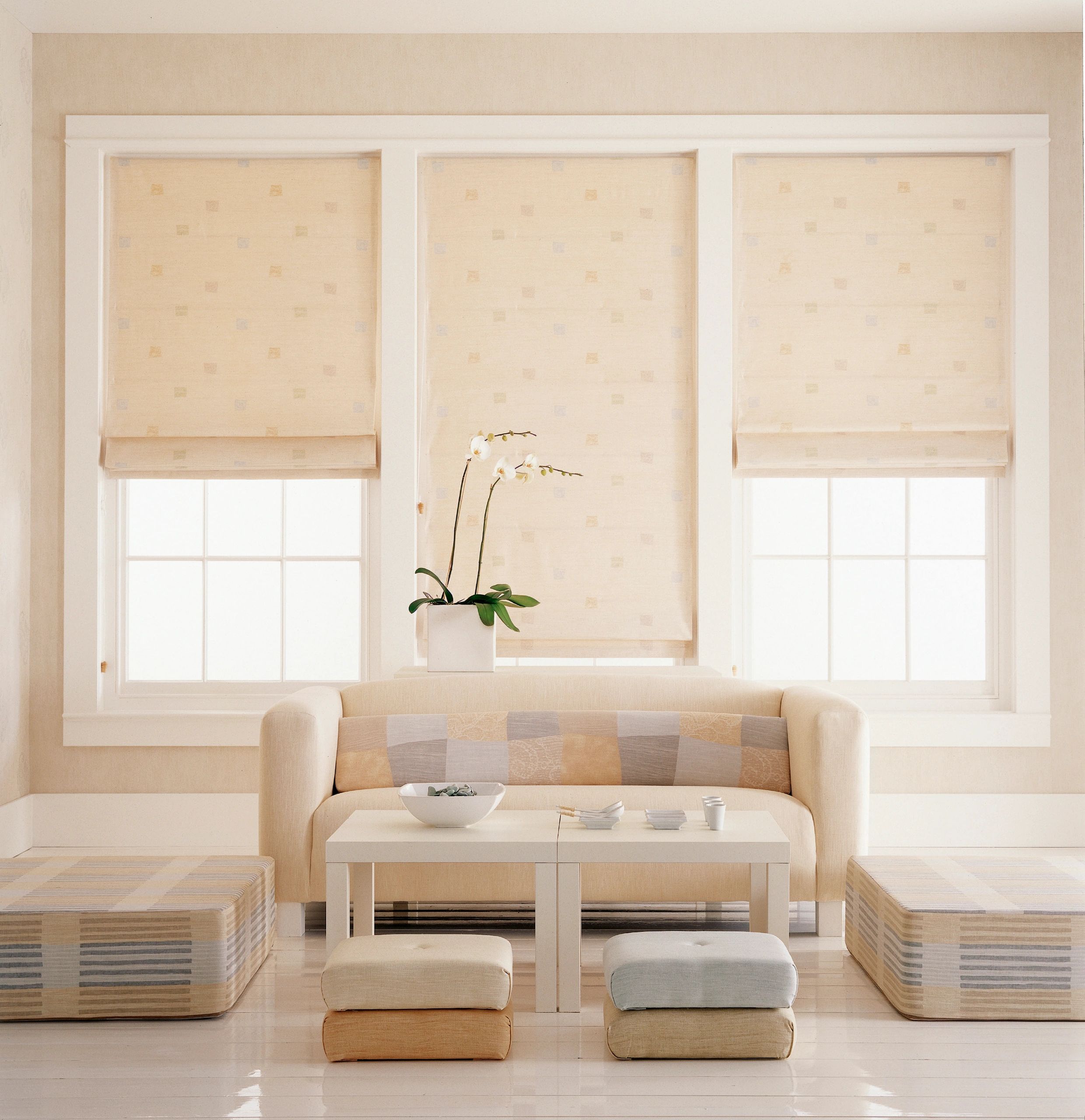 roller blinds in modern home