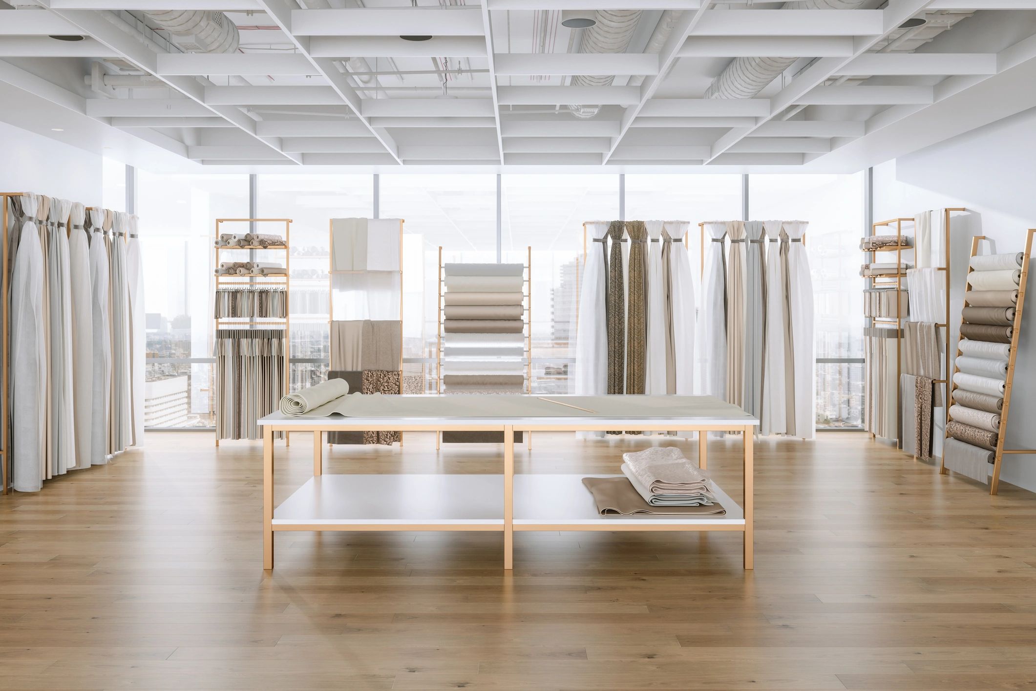 curtain fabric swatch