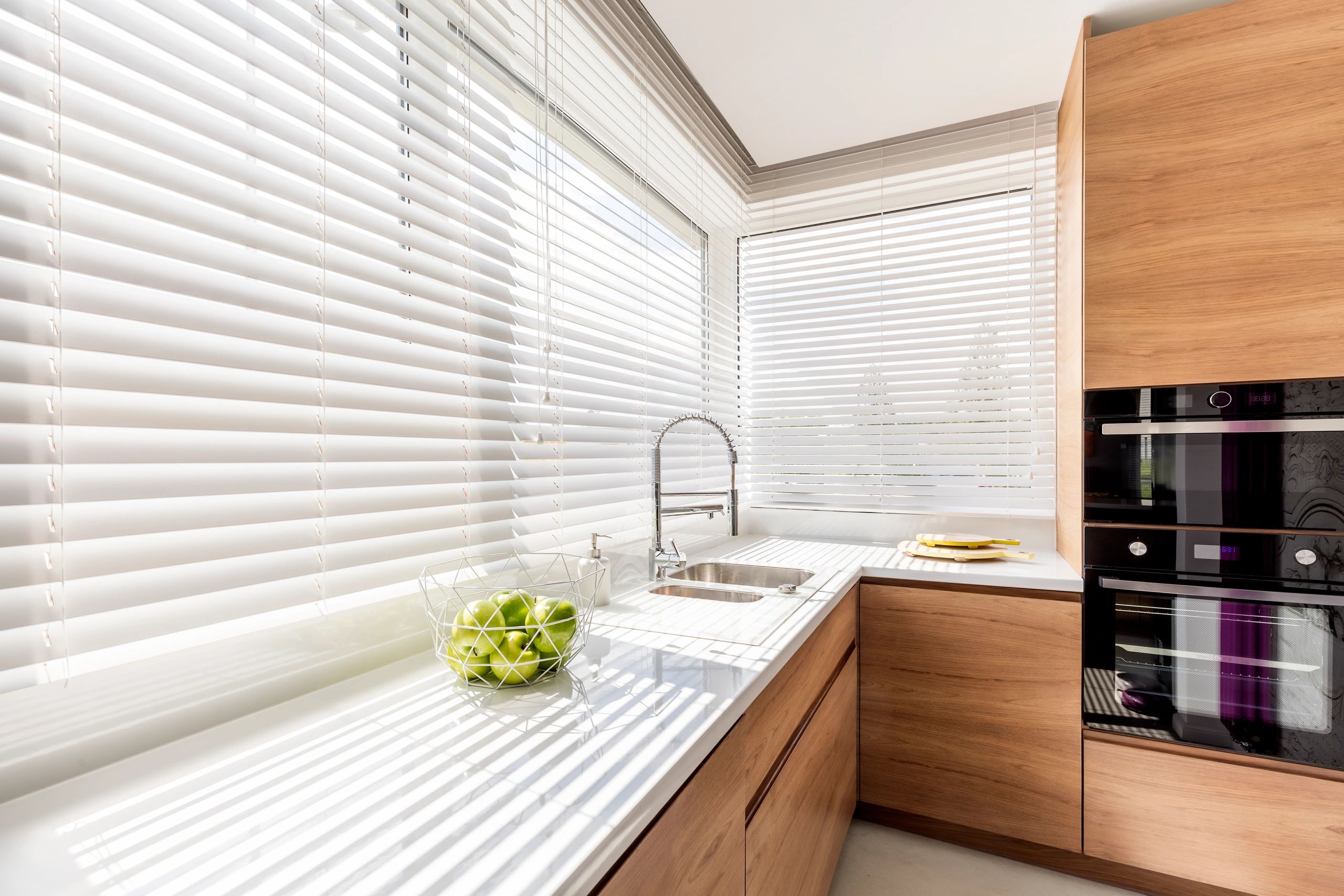 modern window blinds home interior